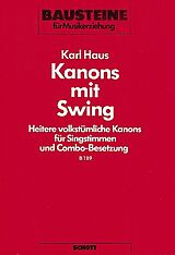 Karl Haus Notenblätter Kanons mit Swing