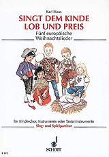 Karl Haus Notenblätter Singt dem Kinde Lob und Preis