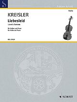 Fritz Kreisler Notenblätter Liebesleid (Altwiener Tanzweisen Band 2)