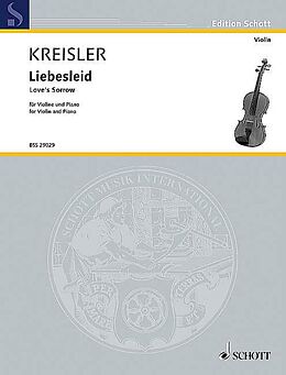 Fritz Kreisler Notenblätter Liebesleid (Altwiener Tanzweisen Band 2)