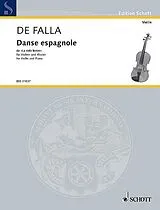 Manuel de Falla Notenblätter Danse espagnole aus La vida breve