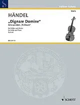 Georg Friedrich Händel Notenblätter Dignare Domine aus dem Te Deum