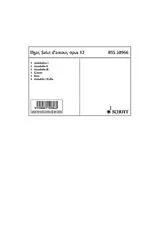 Edward Elgar Notenblätter Salut damour op.12,3