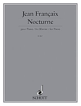Jean Francaix Notenblätter Nocturne