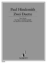 Paul Hindemith Notenblätter 2 Duette