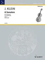 Jacob Klein Notenblätter 6 Sonaten op.2