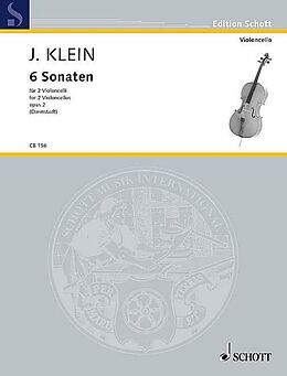 Jacob Klein Notenblätter 6 Sonaten op.2
