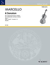 Benedetto Marcello Notenblätter 6 Sonaten op.2 Band 1 (Nr.1-3)
