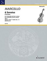 Benedetto Marcello Notenblätter 6 Sonaten op.2 Band 2 (Nr.4-6)