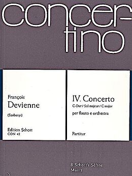 Francois Devienne Notenblätter Konzert G-Dur Nr.4