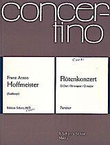 Franz Anton Hoffmeister Notenblätter Flötenkonzert D-Dur