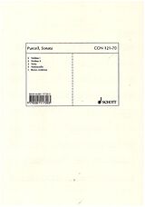 Henry Purcell Notenblätter Sonate D-Dur