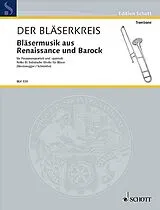  Notenblätter Bläsermusik aus Renaissance und Barock