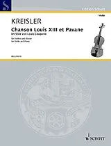 Fritz Kreisler Notenblätter Chanson Louis XIII. et Pavane Nr. 1