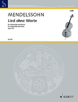 Felix Mendelssohn-Bartholdy Notenblätter Lied ohne Worte D-Dur op. 109