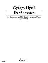 György Ligeti Notenblätter Der Sommer