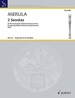 Tarquinio Merula Notenblätter 2 Sonaten