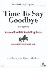  Notenblätter Time To Say Goodbye