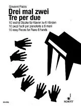 Gaetano Piazza Notenblätter Drei mal zwei 10 leichte Stücke