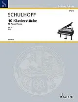 Erwin Schulhoff Notenblätter 10 Klavierstücke op. 30
