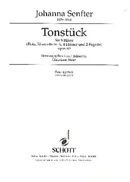 Johanna Senfter Notenblätter Tonstück E-Dur op.60