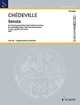 Esprit Philippe Chèdeville Notenblätter Sonata g-Moll op. 10/9