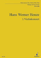 Hans Werner Henze Notenblätter 1. Konzert
