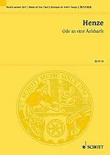 Hans Werner Henze Notenblätter Ode an eine Äolsharfe