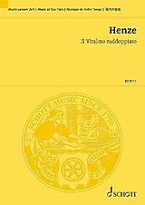 Hans Werner Henze Notenblätter Il Vitalino raddoppiato