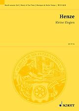 Hans Werner Henze Notenblätter Kleine Elegien - für alte Instrumente