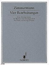 Bernd Alois Zimmermann Notenblätter 4 Bearbeitungen