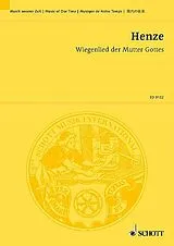 Hans Werner Henze Notenblätter Wiegenlied der Mutter Gottes