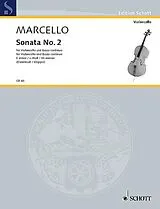 Benedetto Marcello Notenblätter Sonate e-Moll Nr.2