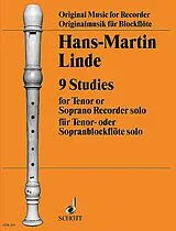 Hans Martin Linde Notenblätter 9 Studies