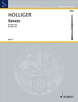 Heinz Holliger Notenblätter Sonate