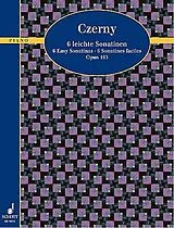 Carl Czerny Notenblätter 6 leichte Sonatinen op.163 für Klavier