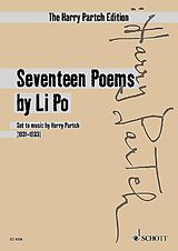 Harry Partch Notenblätter 17 Poems