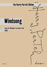 Harry Partch Notenblätter Windsong