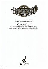 Hans Werner Henze Notenblätter Concertino