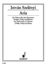 Istvan Szelenyi Notenblätter Aria