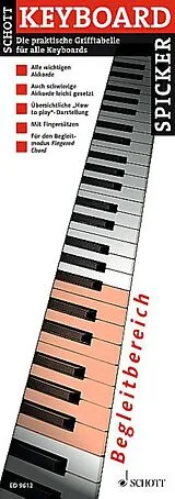 Uwe Bye Notenblätter Keyboard Spicker