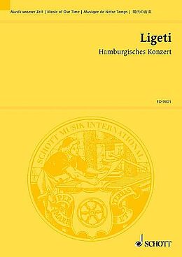 György Ligeti Notenblätter Hamburgisches Konzert