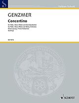 Harald Genzmer Notenblätter Concertino GeWV 181