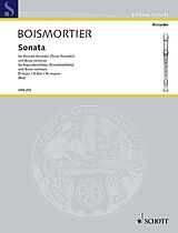 Joseph Bodin de Boismortier Notenblätter Sonata D-Dur