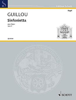 Jean Guillou Notenblätter Sinfonietta op. 4