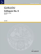 Jean Guillou Notenblätter Colloque No. 5 op. 19