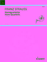 Franz Strauss Notenblätter Hornquartette für 4 Hörner