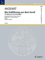 Wolfgang Amadeus Mozart Notenblätter Die Entführung aus dem Serail KV 384