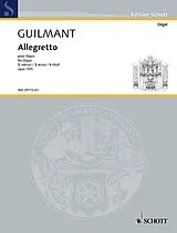 Felix Alexandre Guilmant Notenblätter Allegretto in b-Moll op. 19 Nr. 11