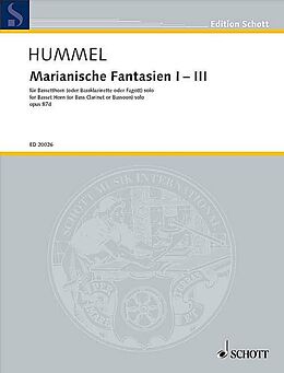 Bertold Hummel Notenblätter Marianische Fantasien Nr.1-2 op.87d